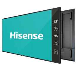Slika izdelka: Hisense digital signage zaslon 43B4E31T 43'' / 4K / 500 nits / 60 Hz / (18h / 7 dni )